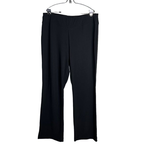 Boston Proper Black Straight Leg Pants - Picture 1 of 7